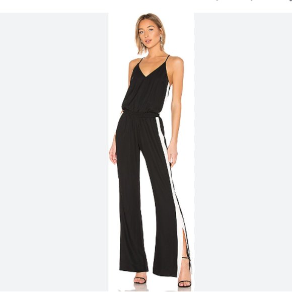 Amanda Uprichard Pants - AMANDA UPRICHARD (REVOLVE) Racerback Track Jumpsuit